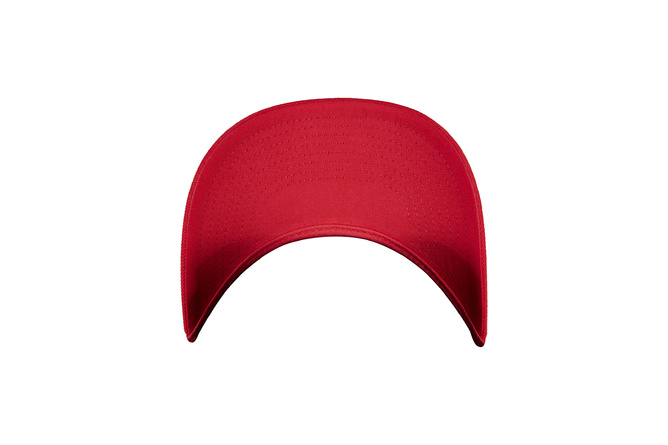 Snapback Cap 5-Panel Premium curved visor Flexfit red