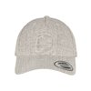 Snapback Cap 5-Panel Premium curved visor Flexfit heather grey