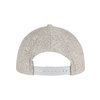Snapback Cap 5-Panel Premium curved visor Flexfit heather grau