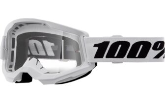 Gafas de Motocross 100% Strata 2 Blanco