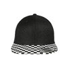 Cappellino snapback Checkerboard Flexfit nero/bianco