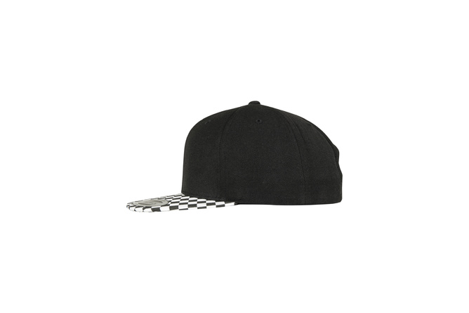 Casquette Snapback Checkerboard Flexfit noir/blanc