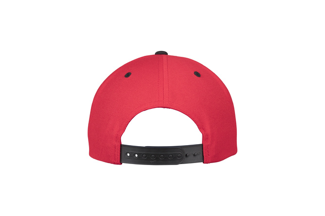 Snapback Cap Classic 2-Tone Flexfit red/black