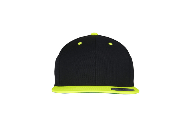 black/neon MAXISCOOT Flexfit Cap Snapback 2-Tone Classic | yellow