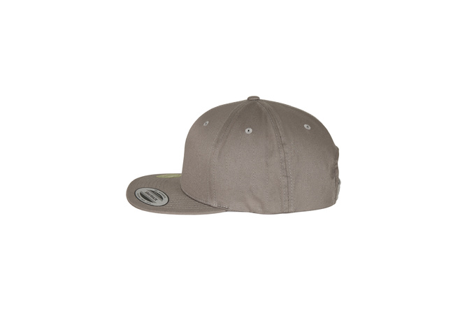 Snapback Cap Organic grey Cotton | MAXISCOOT Flexfit pale
