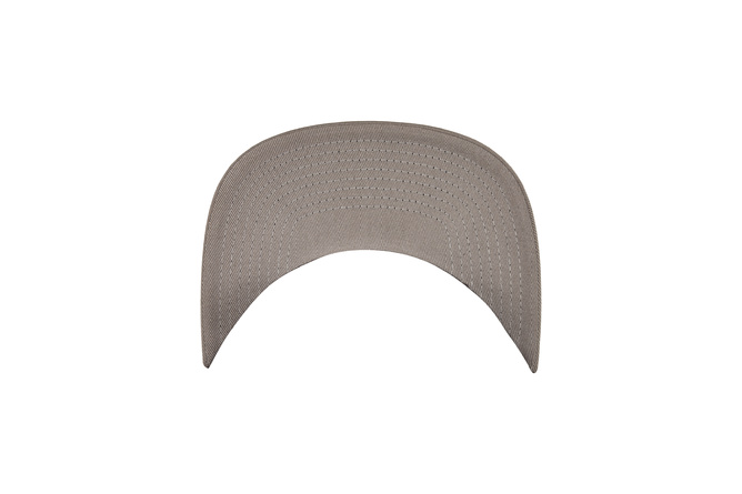 Casquette Snapback Flexfit Coton bio gris clair