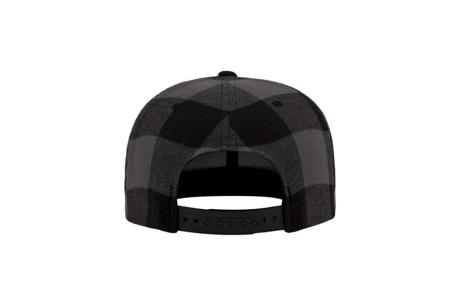 Flexfit black/charcoal Checked Cap Snapback Flannel MAXISCOOT |