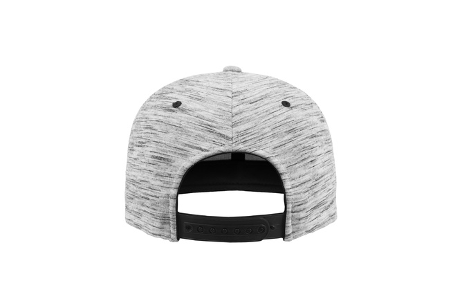 | Melange black/grey Flexfit Cap Crown Snapback Stripes MAXISCOOT