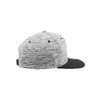 Snapback Cap Stripes Melange Crown Flexfit black/grey