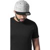 Snapback Cap Stripes Melange Crown Flexfit black/grey