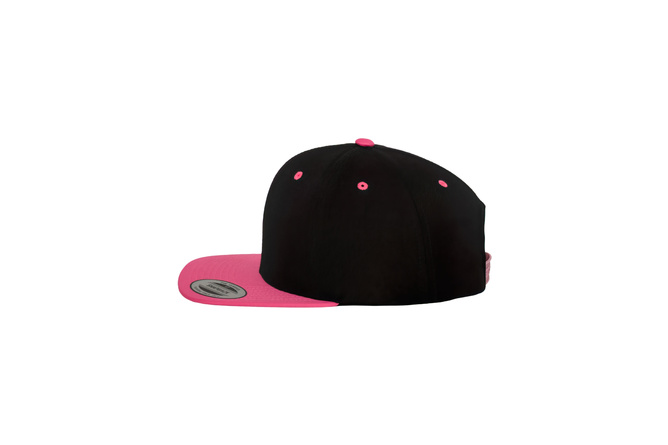 Snapback Cap Classic 2-Tone Flexfit black/neon pink | MAXISCOOT