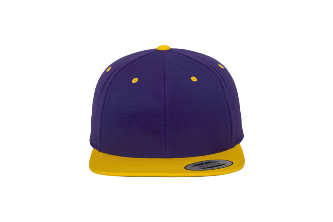 Snapback Cap purple/gold 2-Tone MAXISCOOT Classic | Flexfit