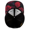 Cappellino snapback rosas Flexfit nero/rosso