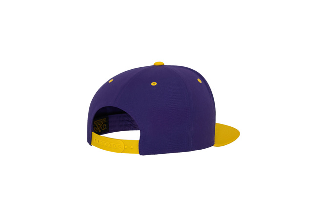 Cap Flexfit 2-Tone | purple/gold Snapback MAXISCOOT Classic