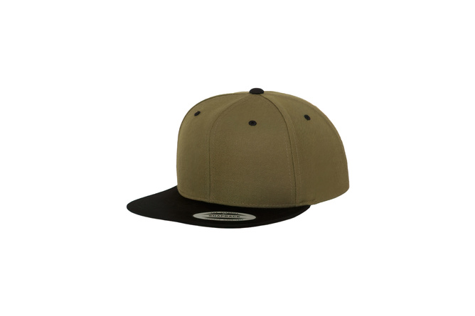 olive/black Classic Snapback Cap Flexfit | 2-Tone MAXISCOOT