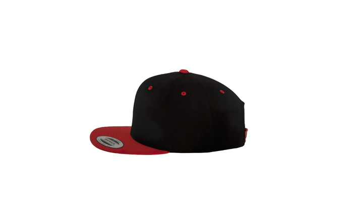 Snapback Cap Classic 2-Tone Flexfit black/red