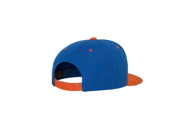 Snapback Cap Classic 2-Tone Flexfit blau/orange