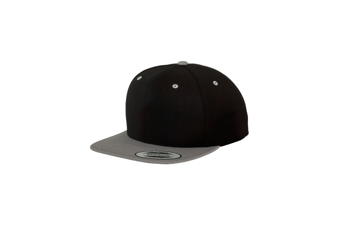Snapback Cap Classic 2-Tone Flexfit black/silver