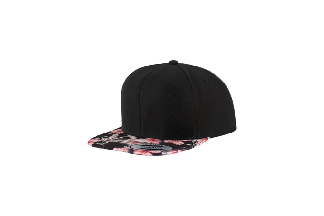 Snapback Cap black/red | Flexfit Floral MAXISCOOT