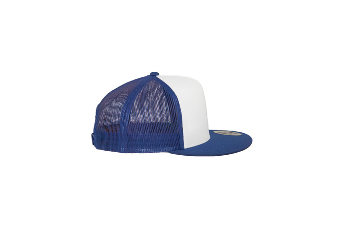 Cappellino trucker Classic Flexfit blu/bianco/blu