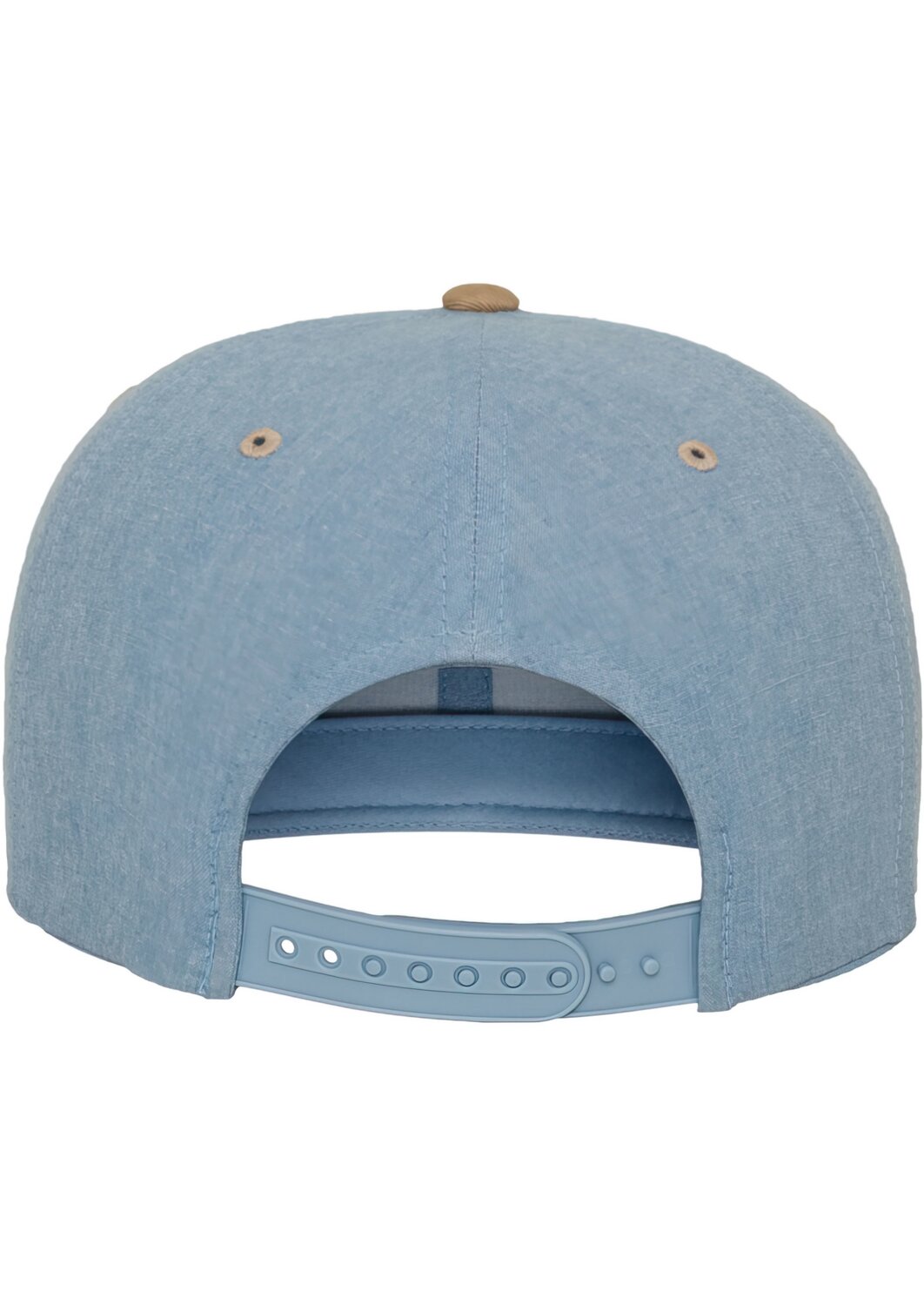 Snapback Cap Chambray-Suede Flexfit blue/beige MAXISCOOT 