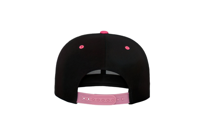 2-Tone Flexfit Snapback Classic black/neon | MAXISCOOT pink Cap