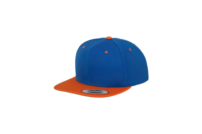 Snapback Cap Classic MAXISCOOT blue/orange Flexfit 2-Tone 