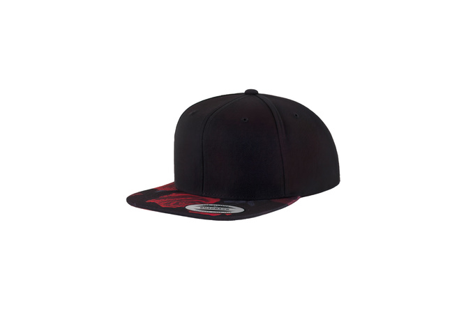 Snapback Cap Roses Flexfit black/red | MAXISCOOT