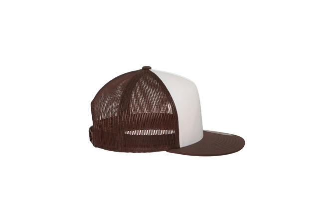 Trucker Cap Classic Flexfit brown/white/brown