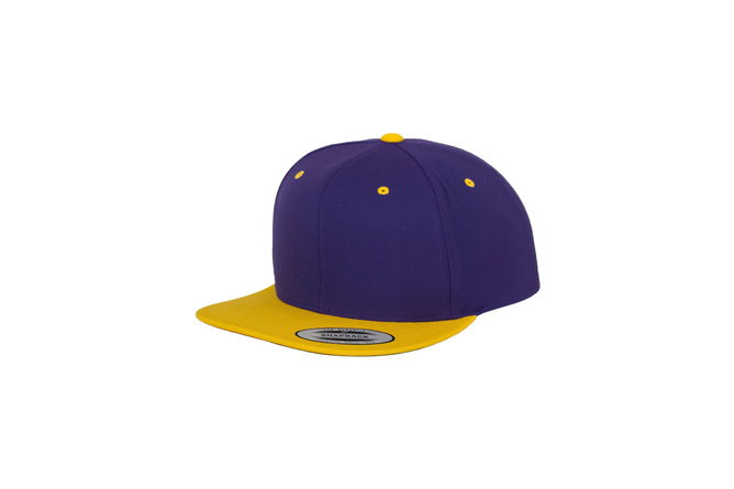 Snapback Cap Classic 2-Tone MAXISCOOT Flexfit purple/gold 