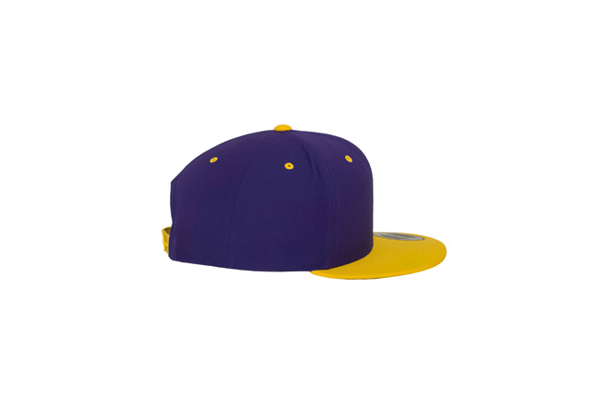 Snapback Cap Classic 2-Tone Flexfit purple/gold | MAXISCOOT