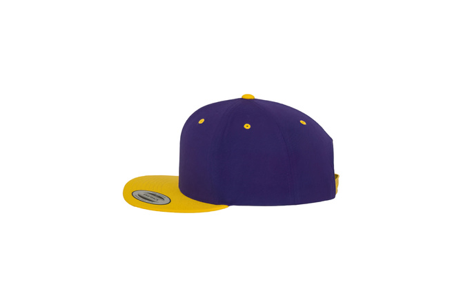 Snapback Cap Flexfit purple/gold Classic | MAXISCOOT 2-Tone