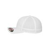 Casquette baseball Pinstripe Flexfit blanc/noir