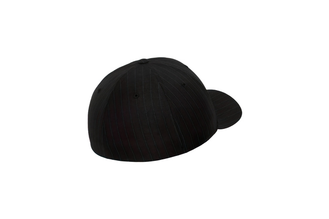 Baseball Cap Pinstripe Flexfit schwarz/weiß