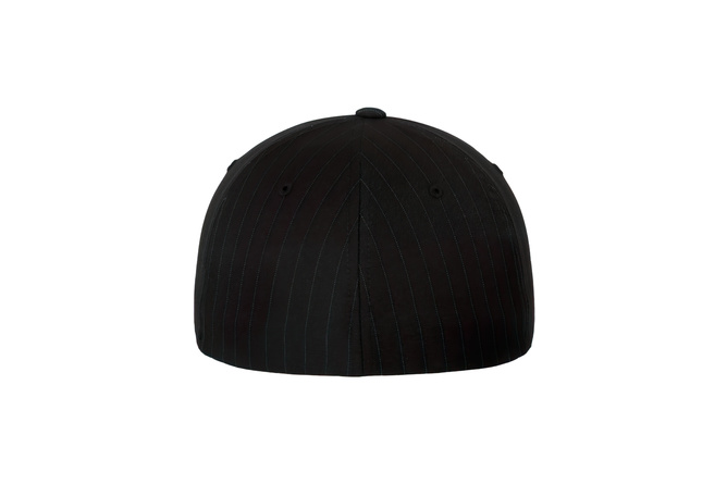 Cappellino Pinstripe Flexfit nero/bianco