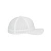 Casquette baseball Pinstripe Flexfit blanc/noir