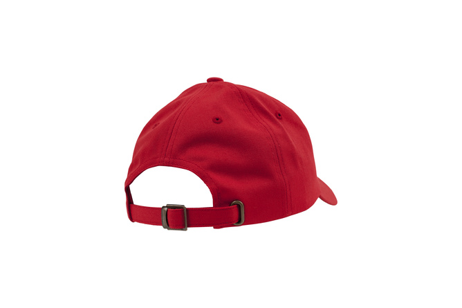 Baseball Cap Low Profile Cotton Twill Flexfit red