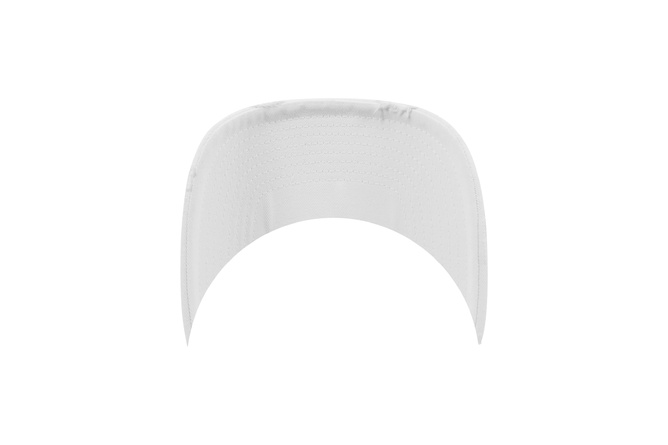 Baseball Cap Low Profile Destroyed Flexfit white