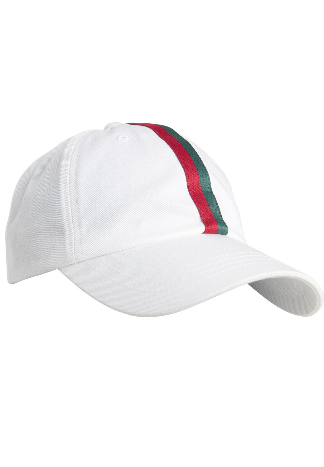 Dad Hat Stripe Flexfit white/fire MAXISCOOT | red/green