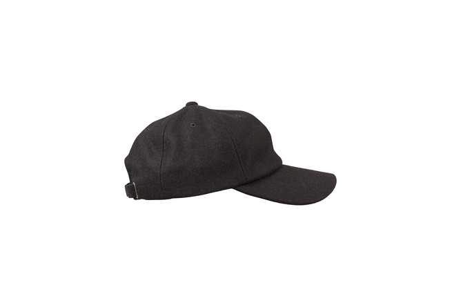 Dad Hat Low Profile Melton Wool Flexfit black