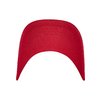 Baseball Cap Low Profile Organic Cotton Flexfit red