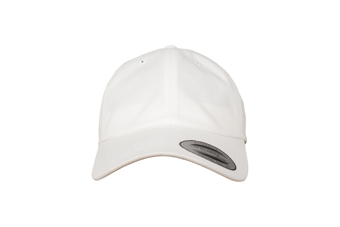 Cotton Peached white Twill Dad Hat Flexfit MAXISCOOT |