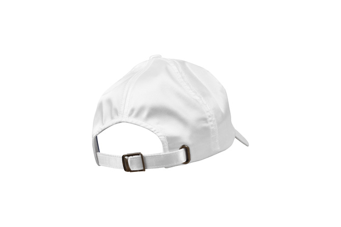 Baseball Low Satin Profile white Flexfit Cap | MAXISCOOT