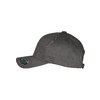 Baseball Cap Wooly Combed Flexfit Adjustable dark grey