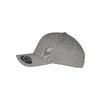 Baseball Cap Wooly Combed Flexfit Adjustable grey
