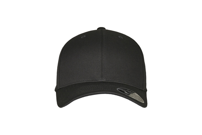 Baseball Cap Wooly Combed Flexfit Adjustable schwarz/schwarz