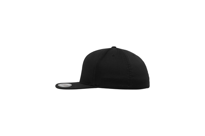 Baseball Cap Flat Visor Flexfit schwarz