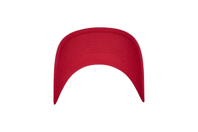 Baseball Cap Organic Cotton Flexfit red