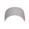 Baseball Cap Wooly Combed Flexfit 2-Tone black/red
