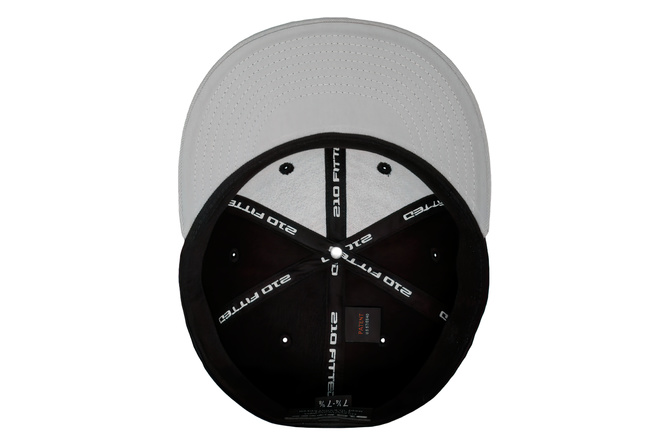 Snapback Cap Premium Fitted 210 Flexfit 2-Tone schwarz/grau